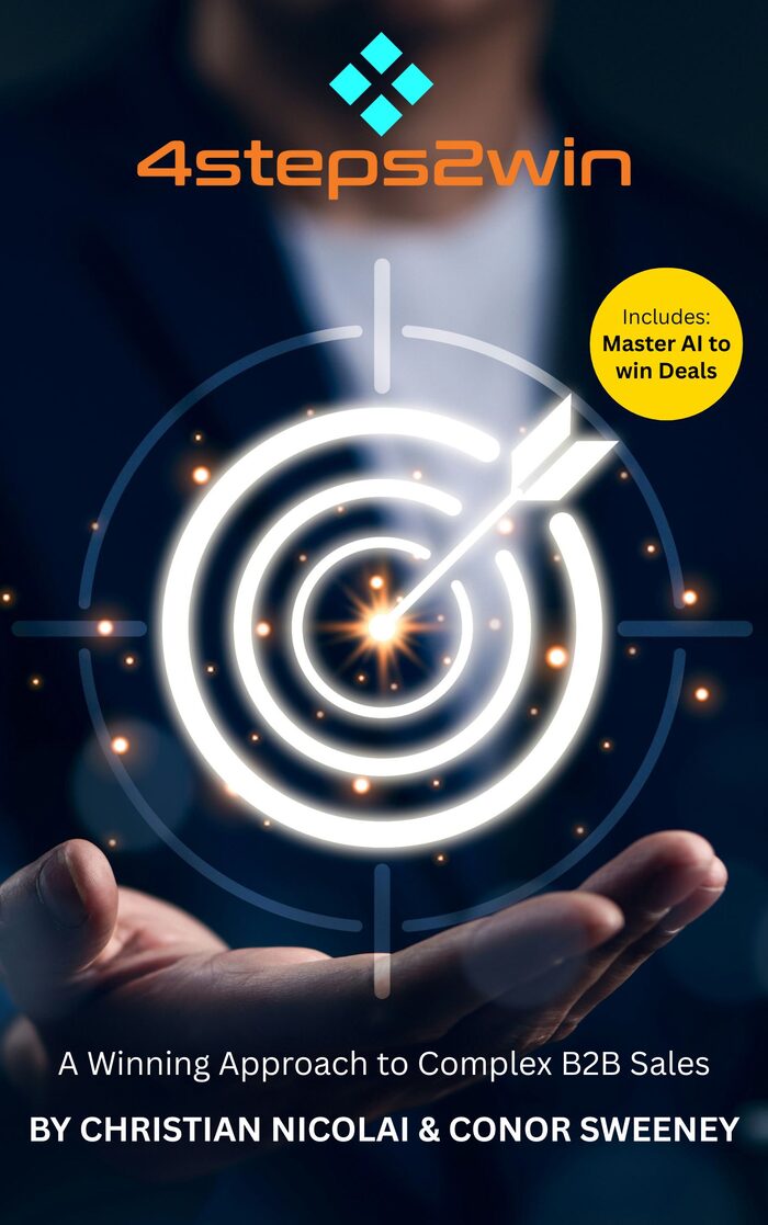 4steps2win book cover - includes Master AI to Win Deals